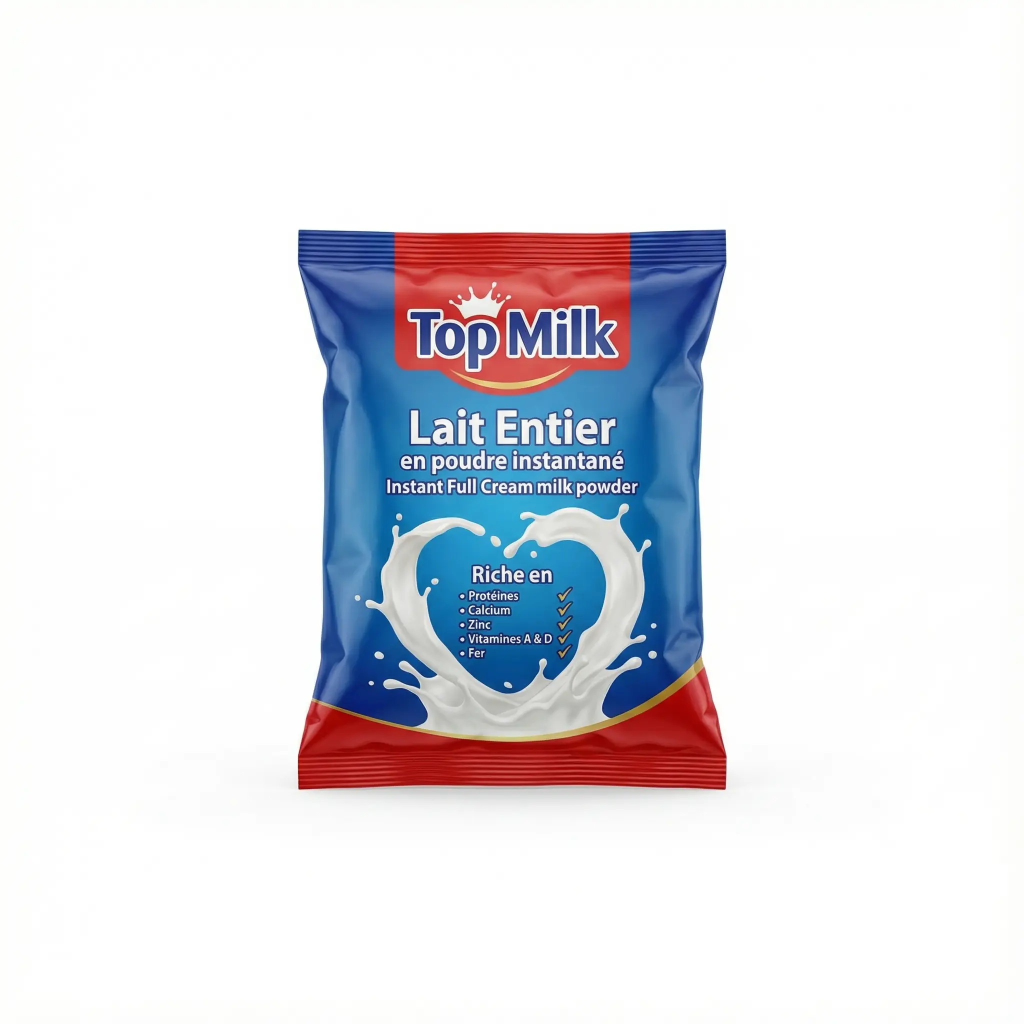 lait top milk cameroun en sachet individuel 18 g